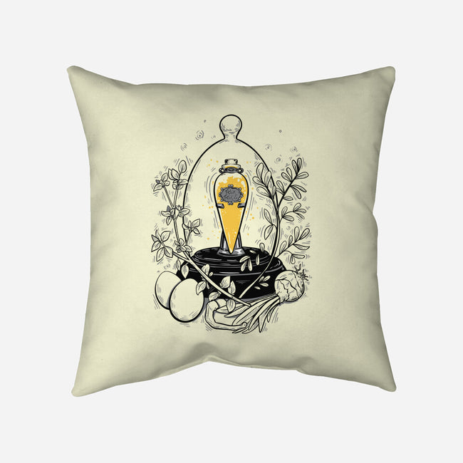 Yellow Potion-None-Removable Cover-Throw Pillow-ellr