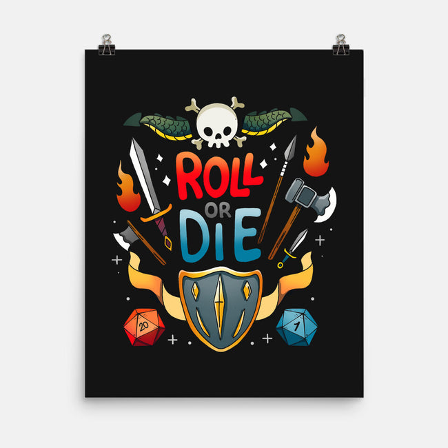 Roll Or Die-None-Matte-Poster-Vallina84