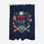 Roll Or Die-None-Polyester-Shower Curtain-Vallina84