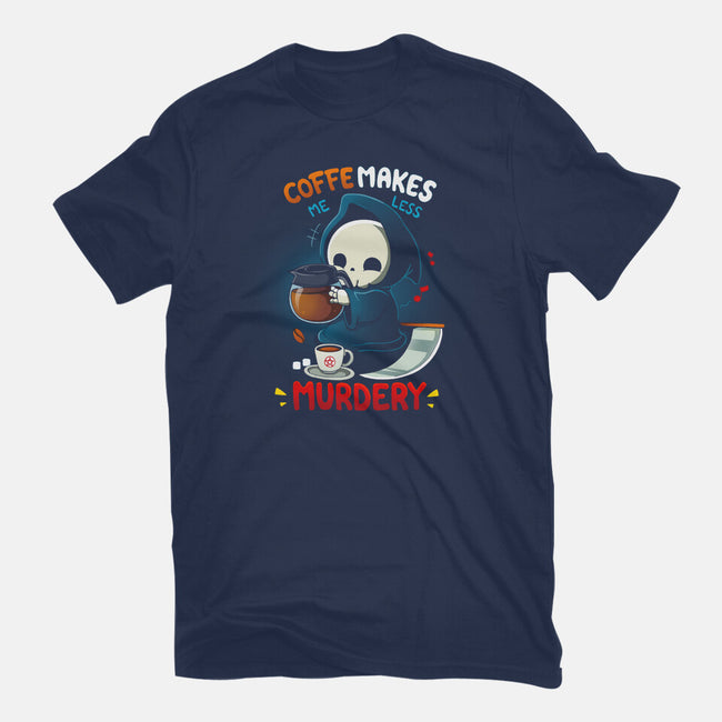 Less Murdery-Womens-Basic-Tee-Vallina84