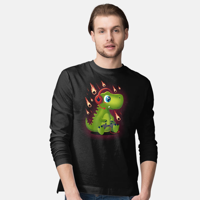 One More Game-Mens-Long Sleeved-Tee-erion_designs