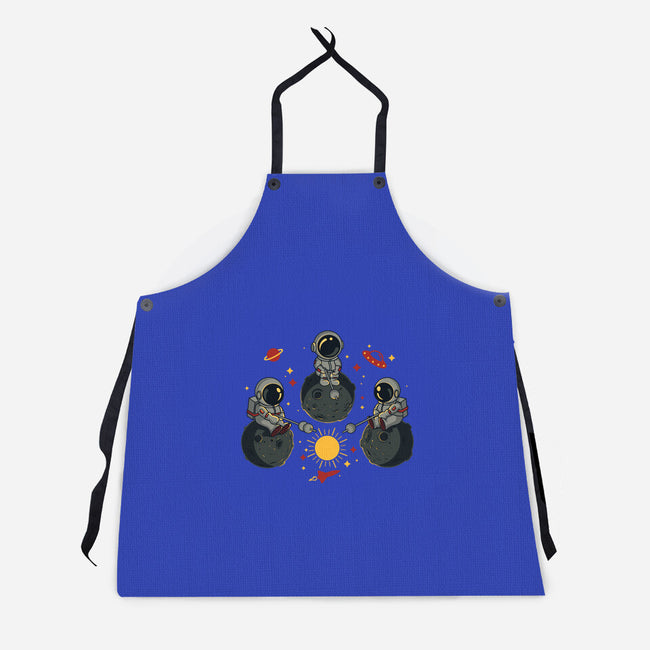 Space Camping-Unisex-Kitchen-Apron-erion_designs