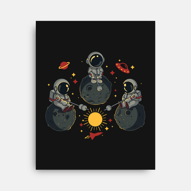 Space Camping-None-Stretched-Canvas-erion_designs