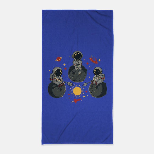 Space Camping-None-Beach-Towel-erion_designs