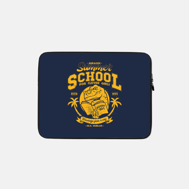 Jurassic Summer School-None-Zippered-Laptop Sleeve-teesgeex