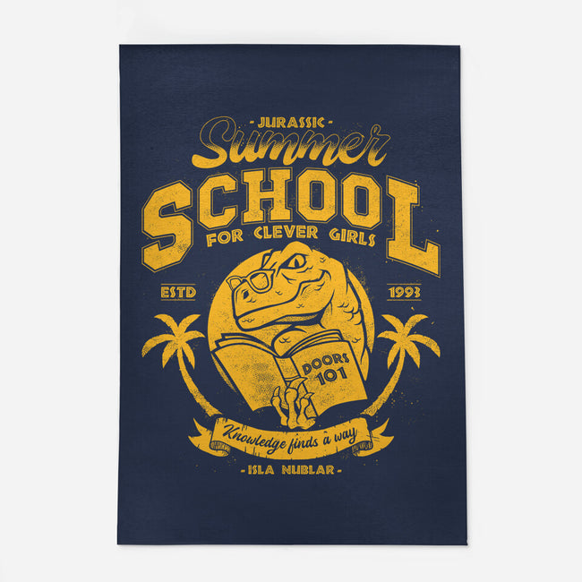Jurassic Summer School-None-Outdoor-Rug-teesgeex