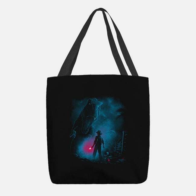 Attack On T-Rex-None-Basic Tote-Bag-teesgeex