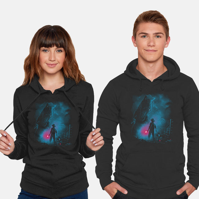 Attack On T-Rex-Unisex-Pullover-Sweatshirt-teesgeex