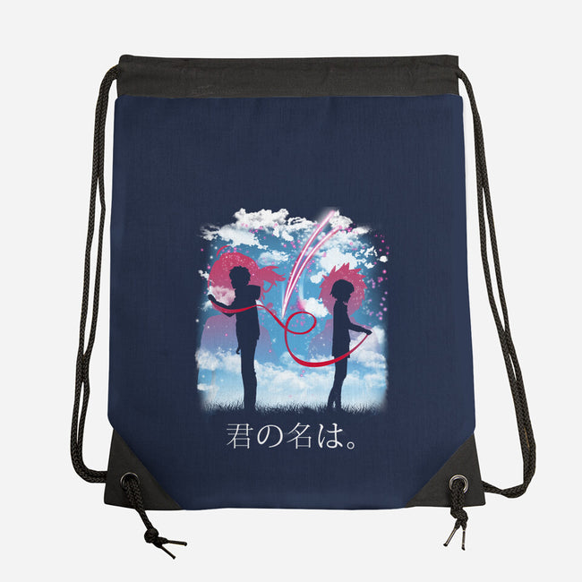Your Name-none drawstring bag-pescapin