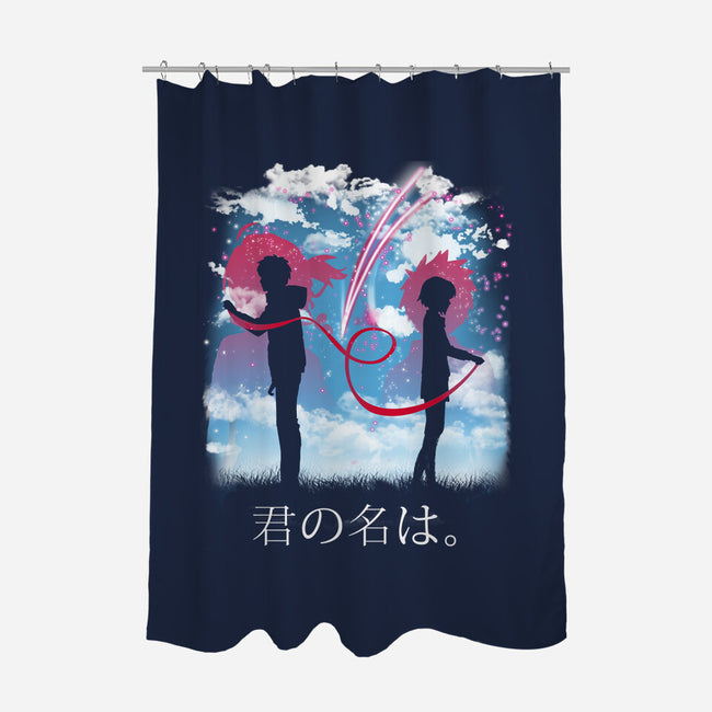 Your Name-none polyester shower curtain-pescapin