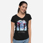 Your Name-womens v-neck tee-pescapin
