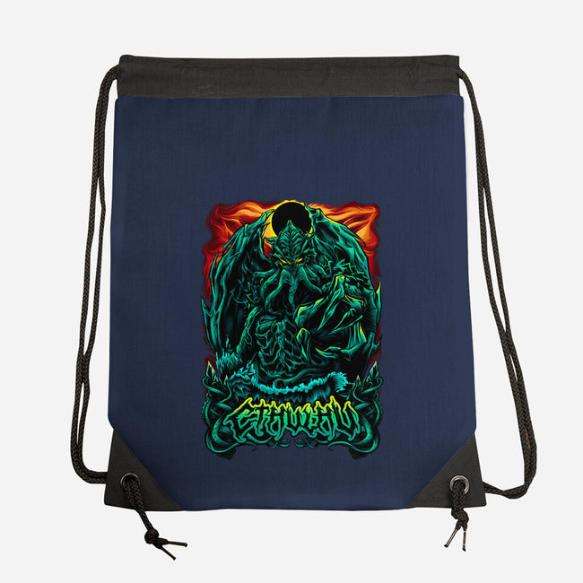 Deep Dark-None-Drawstring-Bag-Conjura Geek