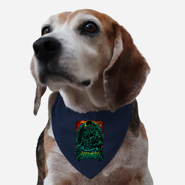 Deep Dark-Dog-Adjustable-Pet Collar-Conjura Geek