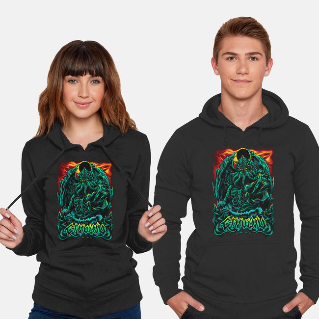 Deep Dark-Unisex-Pullover-Sweatshirt-Conjura Geek