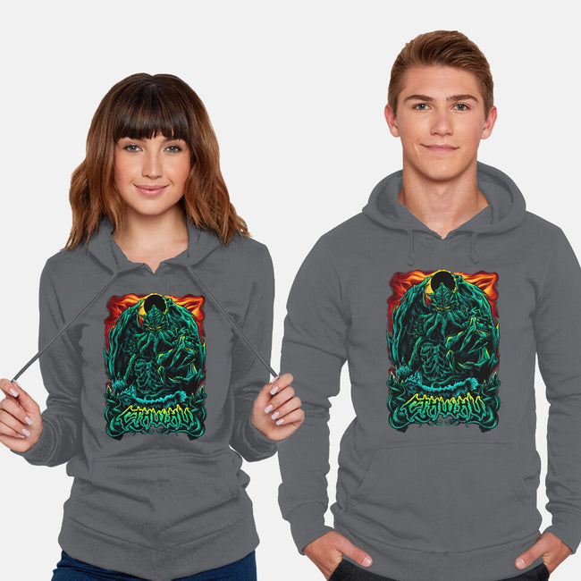 Deep Dark-Unisex-Pullover-Sweatshirt-Conjura Geek