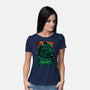 Deep Dark-Womens-Basic-Tee-Conjura Geek