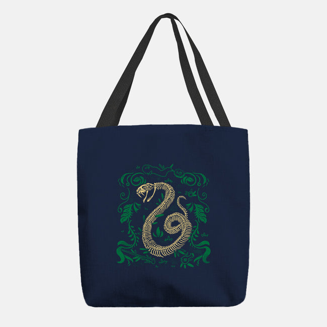 Wizardy Snake Fossil-None-Basic Tote-Bag-estudiofitas