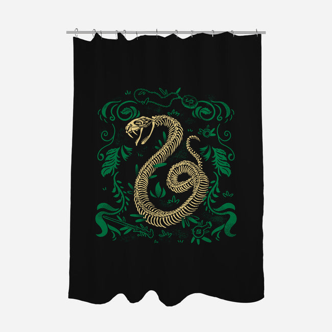 Wizardy Snake Fossil-None-Polyester-Shower Curtain-estudiofitas