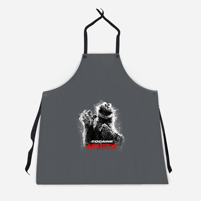 Cocaine Monster-Unisex-Kitchen-Apron-ouno