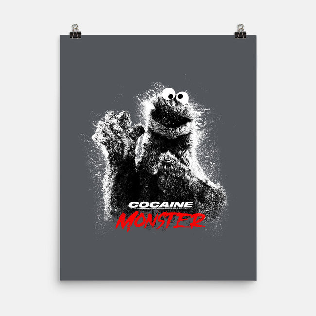 Cocaine Monster-None-Matte-Poster-ouno