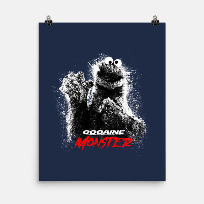 Cocaine Monster-None-Matte-Poster-ouno