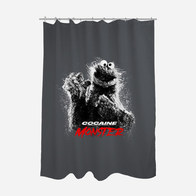 Cocaine Monster-None-Polyester-Shower Curtain-ouno
