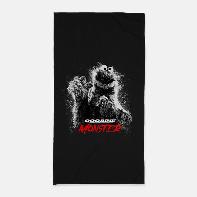 Cocaine Monster-None-Beach-Towel-ouno