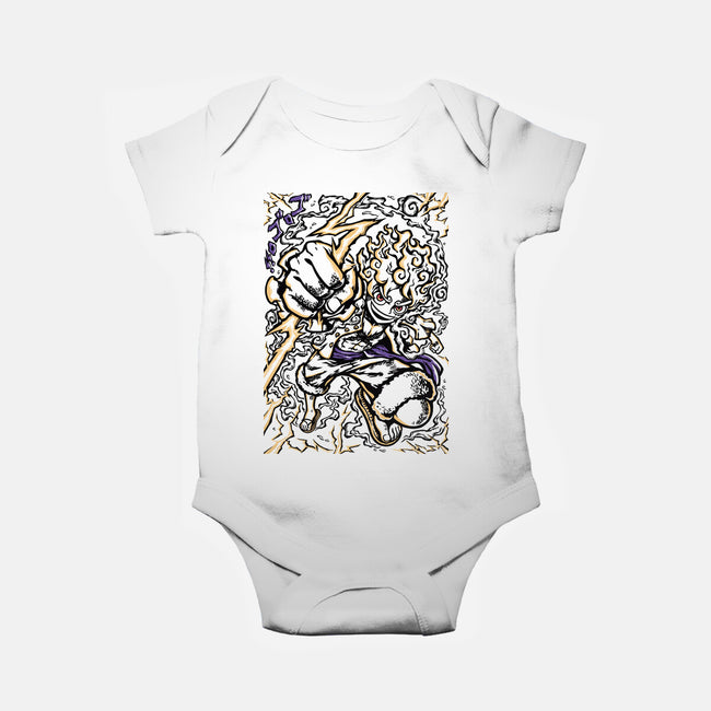 Luffy Gear 5-Baby-Basic-Onesie-Panchi Art