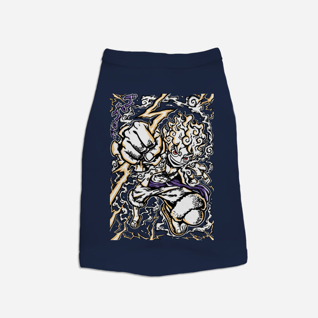 Luffy Gear 5-Dog-Basic-Pet Tank-Panchi Art