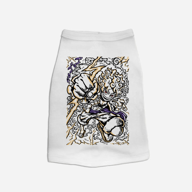 Luffy Gear 5-Dog-Basic-Pet Tank-Panchi Art