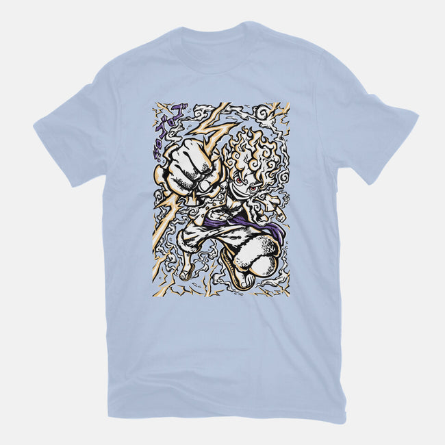 Luffy Gear 5-Mens-Heavyweight-Tee-Panchi Art