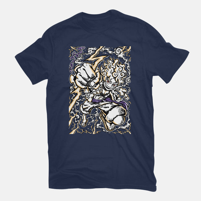 Luffy Gear 5-Mens-Heavyweight-Tee-Panchi Art