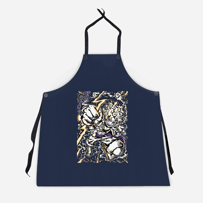 Luffy Gear 5-Unisex-Kitchen-Apron-Panchi Art