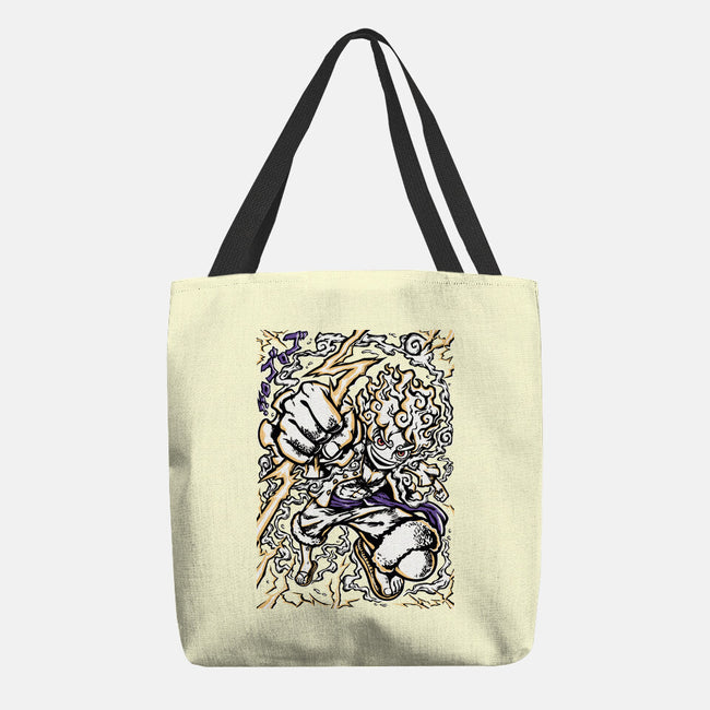 Luffy Gear 5-None-Basic Tote-Bag-Panchi Art