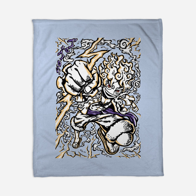 Luffy Gear 5-None-Fleece-Blanket-Panchi Art