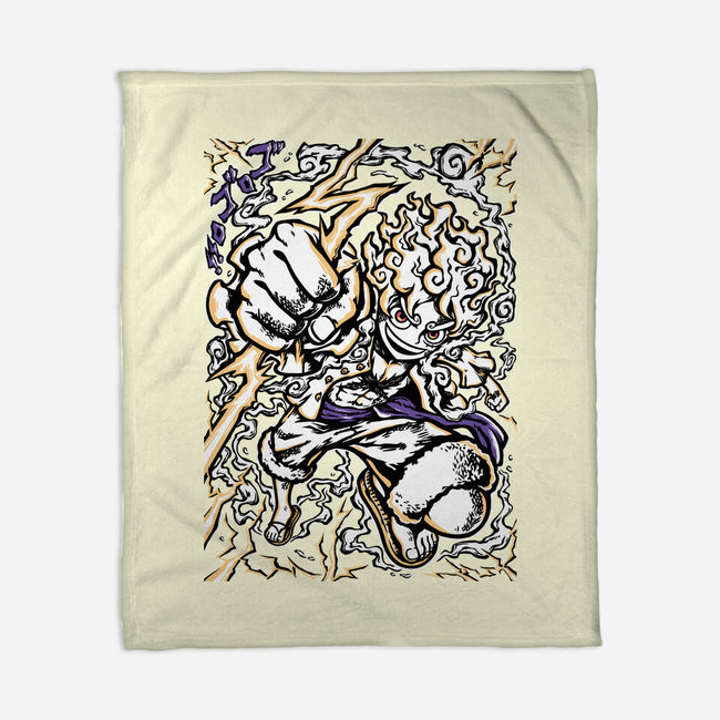Luffy Gear 5-None-Fleece-Blanket-Panchi Art