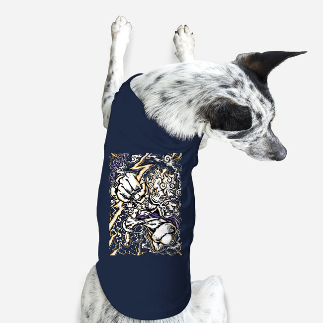 Luffy Gear 5-Dog-Basic-Pet Tank-Panchi Art