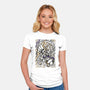 Luffy Gear 5-Womens-Fitted-Tee-Panchi Art
