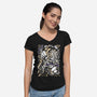 Luffy Gear 5-Womens-V-Neck-Tee-Panchi Art