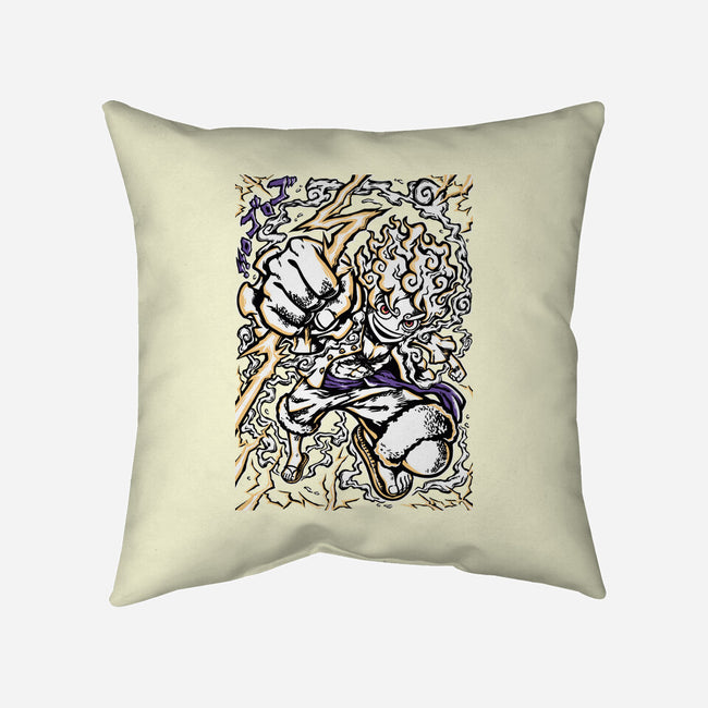 Luffy Gear 5-None-Removable Cover-Throw Pillow-Panchi Art