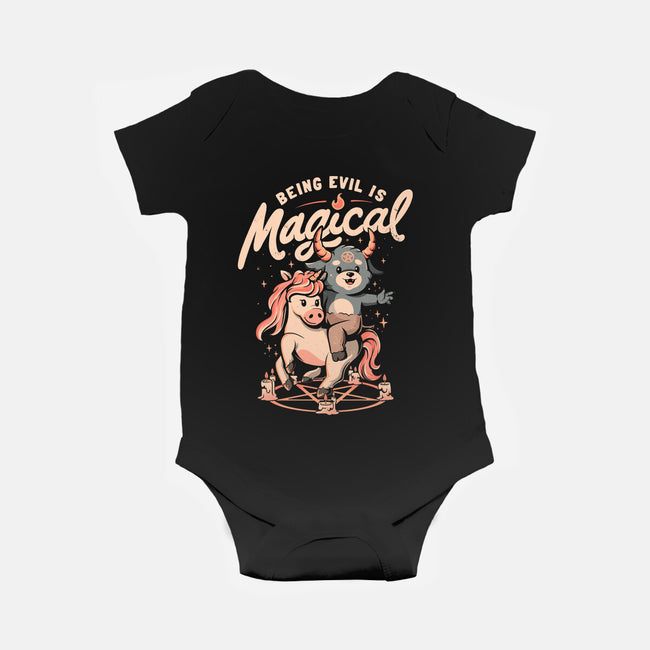 Being Evil Is Magical-Baby-Basic-Onesie-eduely