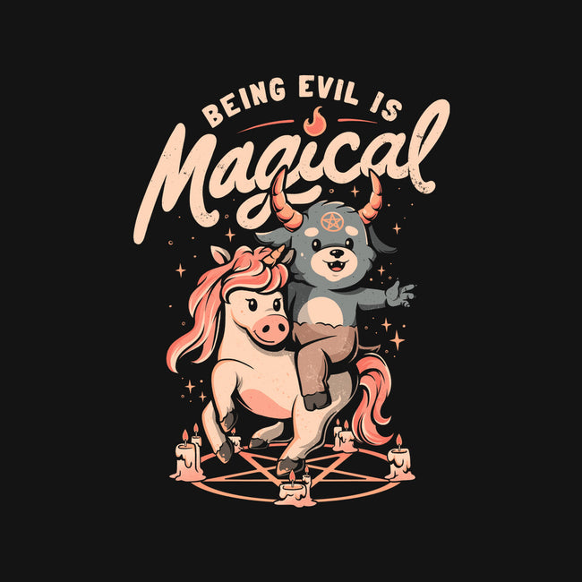 Being Evil Is Magical-Womens-Fitted-Tee-eduely