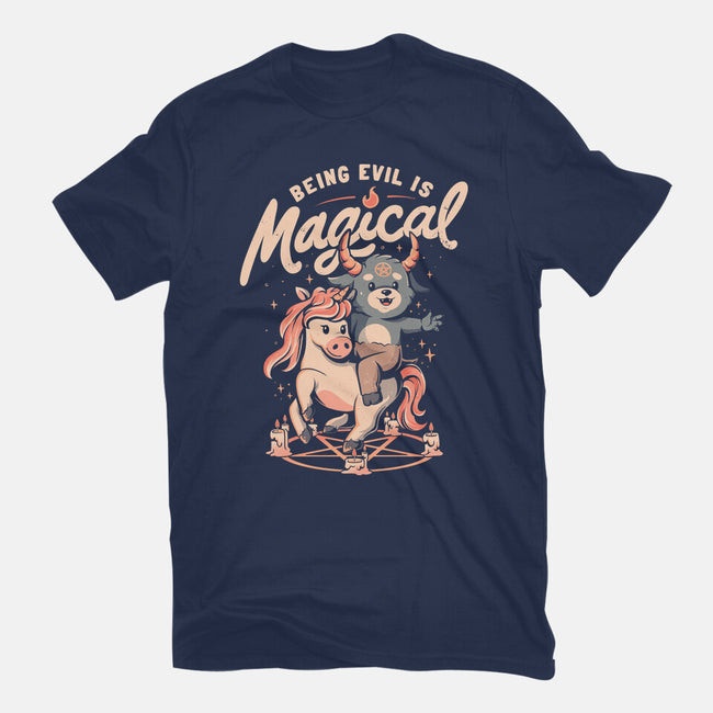 Being Evil Is Magical-Mens-Basic-Tee-eduely