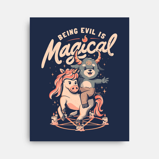Being Evil Is Magical-None-Stretched-Canvas-eduely