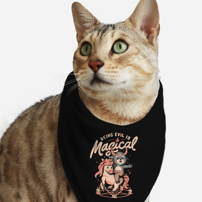 Being Evil Is Magical-Cat-Bandana-Pet Collar-eduely