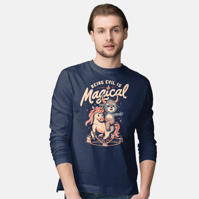 Being Evil Is Magical-Mens-Long Sleeved-Tee-eduely