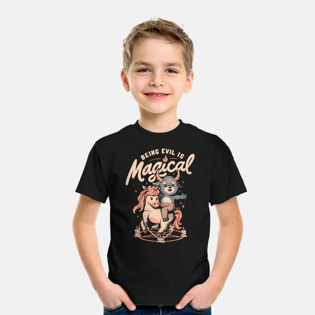 Being Evil Is Magical-Youth-Basic-Tee-eduely