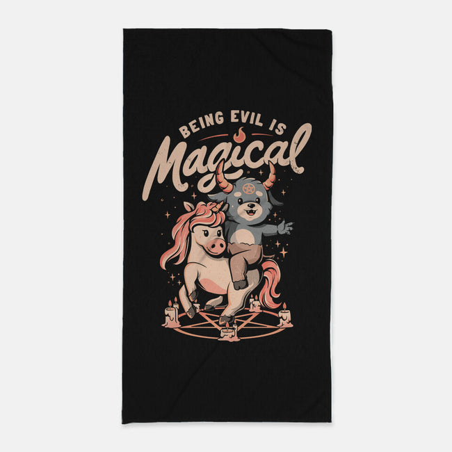 Being Evil Is Magical-None-Beach-Towel-eduely