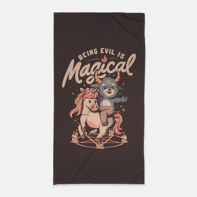 Being Evil Is Magical-None-Beach-Towel-eduely