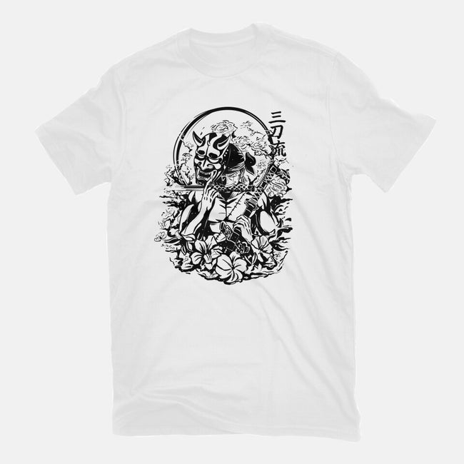 Zoro Samurai Tattoo-Womens-Fitted-Tee-fanfabio